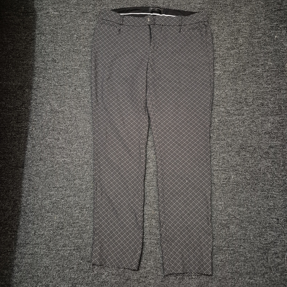 Banana Republic Black and White Geometric Pants